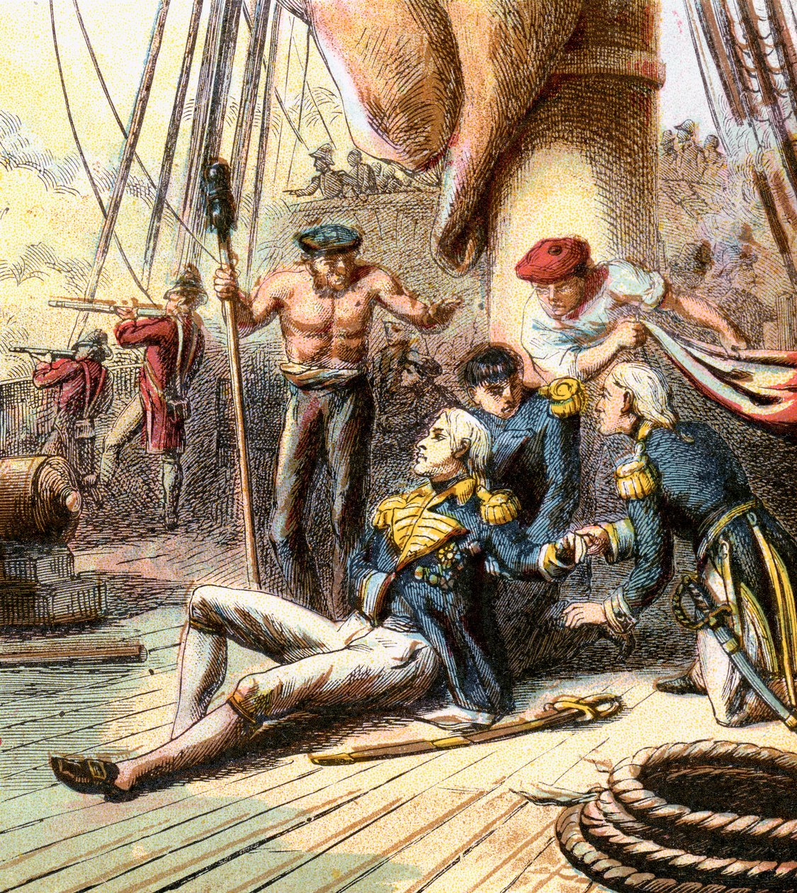 Slaget ved Trafalgar, 1805, c1850