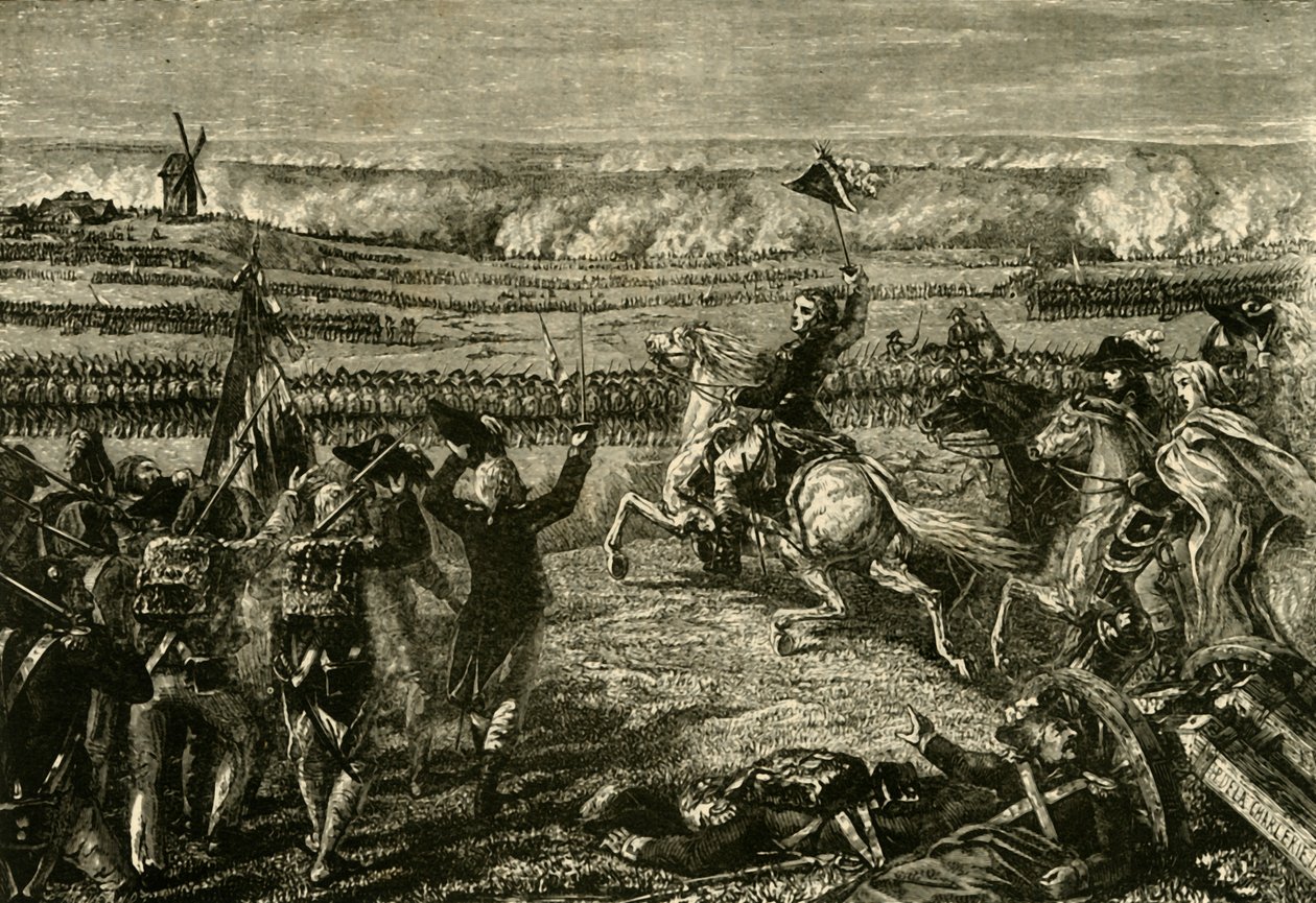 Slaget ved Valmy, 1792, 1890. af Unbekannt