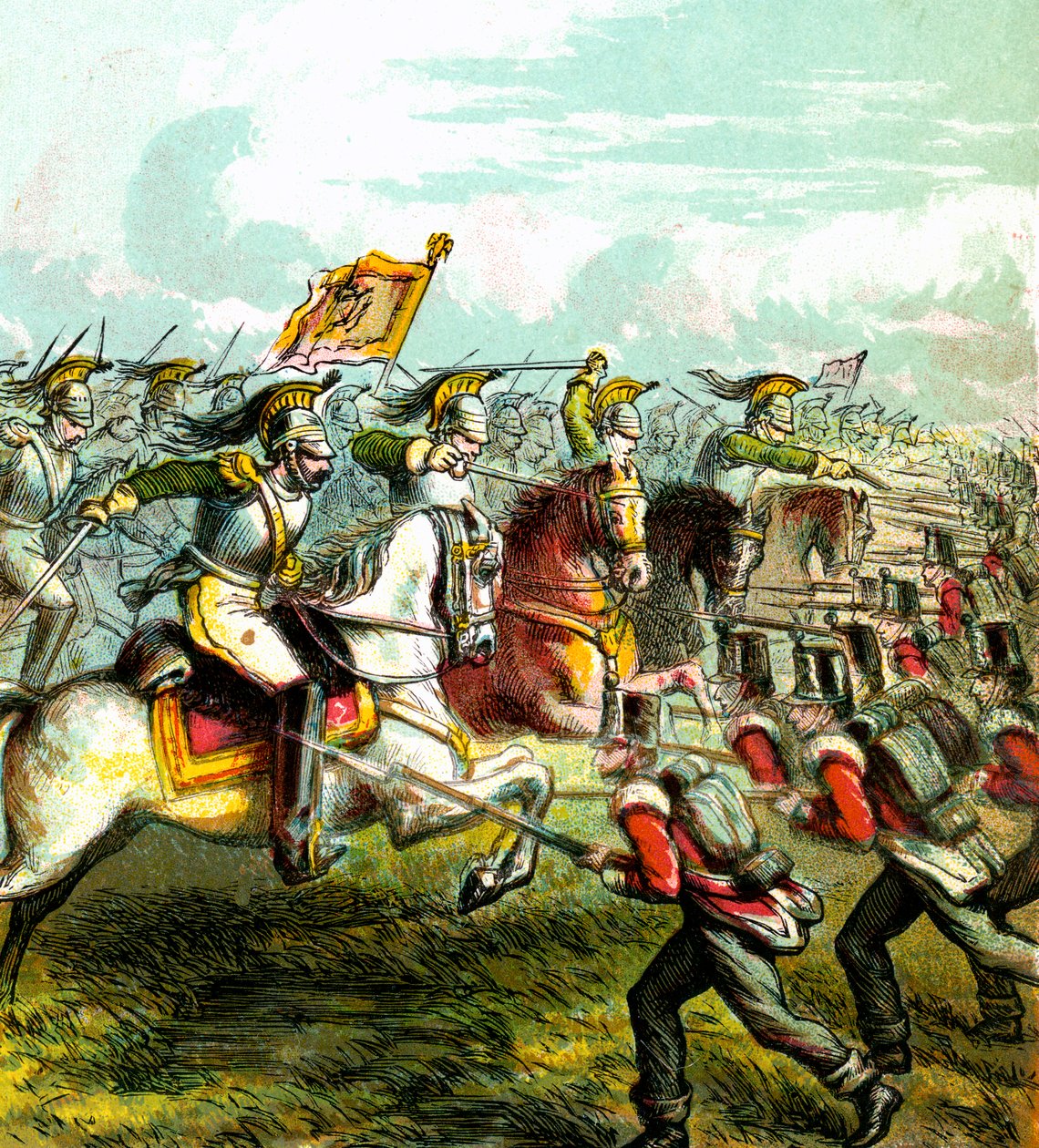 Slaget ved Waterloo, 1815, c1850