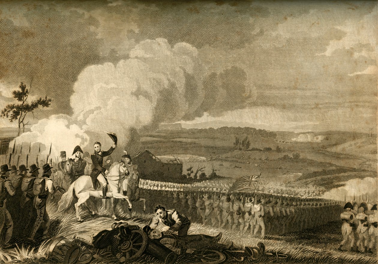 Slaget ved Waterloo, 18. juni 1815, 1816 af Unbekannt