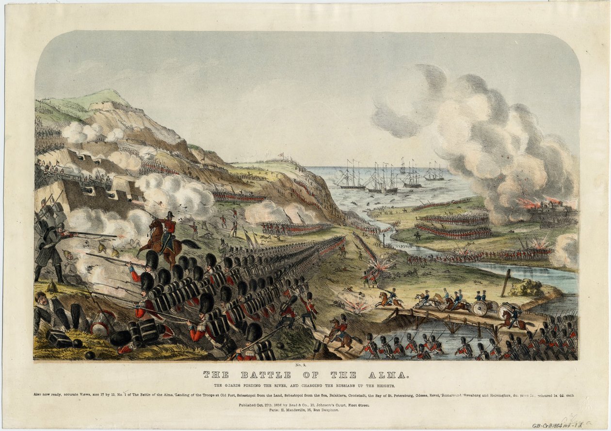 Slaget ved Alma den 20. september 1854, 1854 af Unbekannt