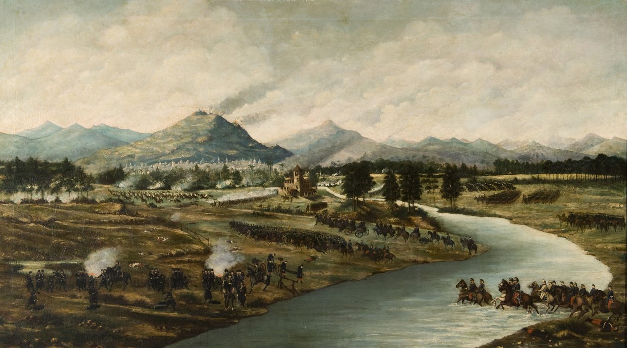 Slaget ved Alma den 20. september 1854, ca. 1875 af Unbekannt