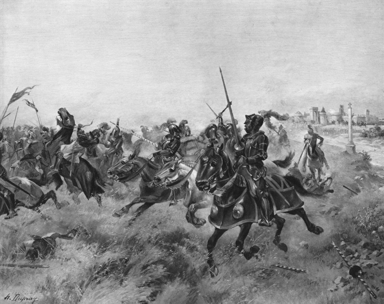 Slaget ved Spurs, 1513 af Unbekannt