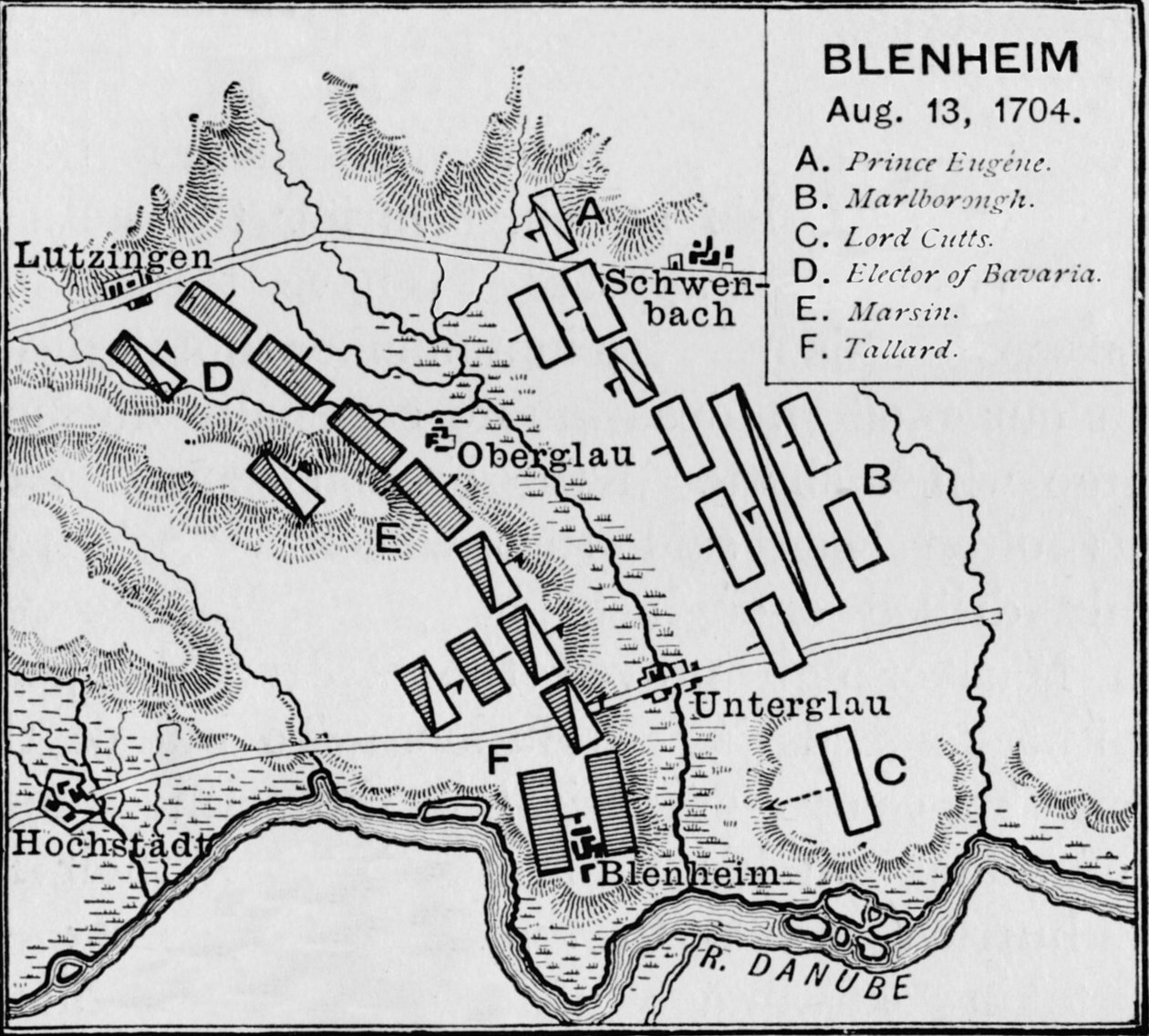 Slagmarken i Blenheim, c1895, 1903 af Unbekannt