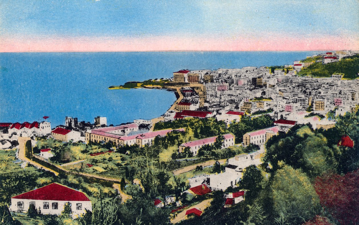 Algierbugten, Algier, Algeriet, begyndelsen af det 20. århundrede af Unbekannt