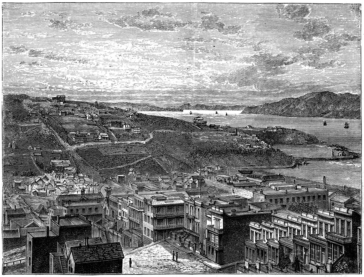 San Francisco-bugten, Amerika af Unbekannt