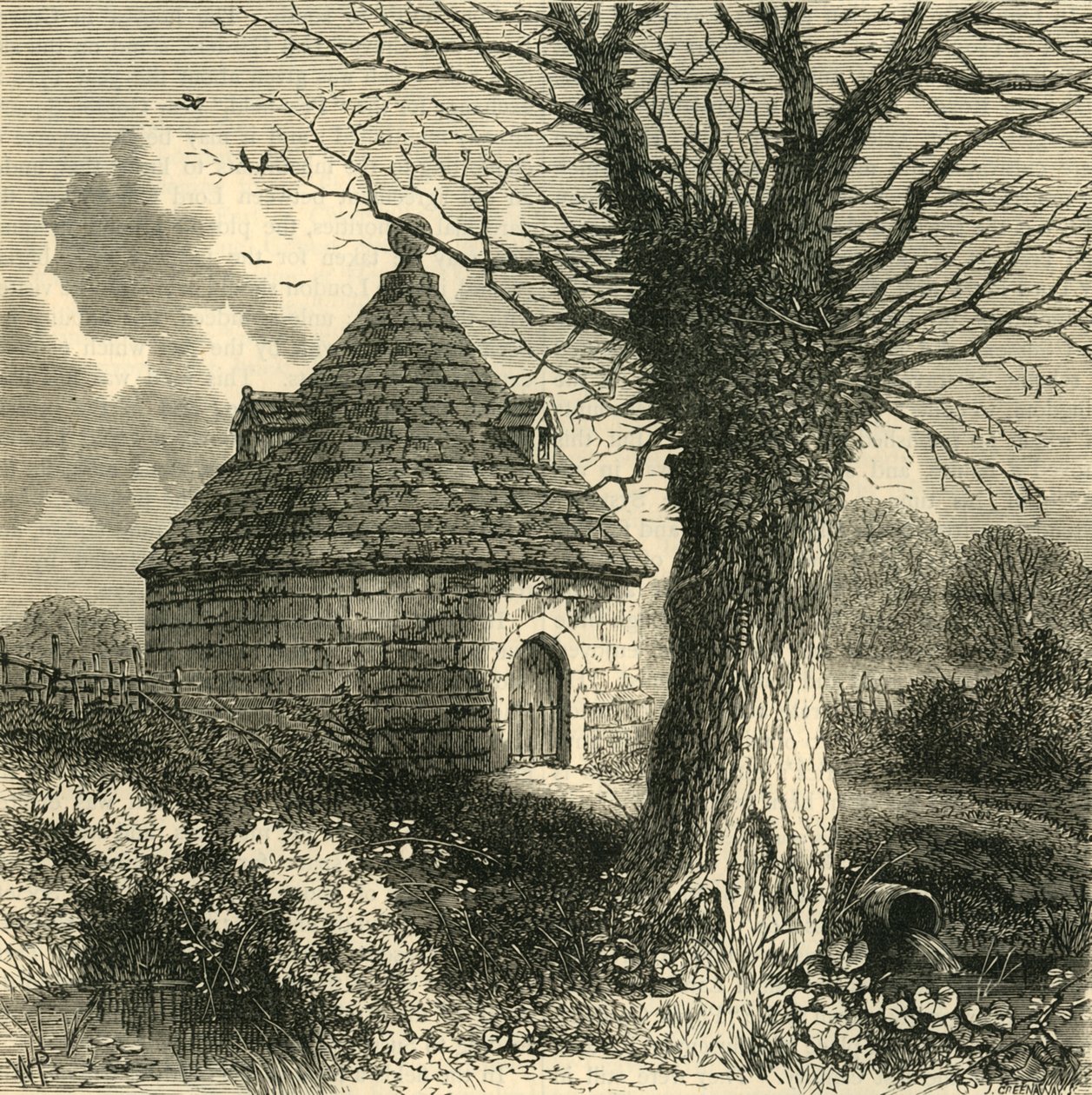 The Bayswater Conduit i 1798, c1876. af Unbekannt