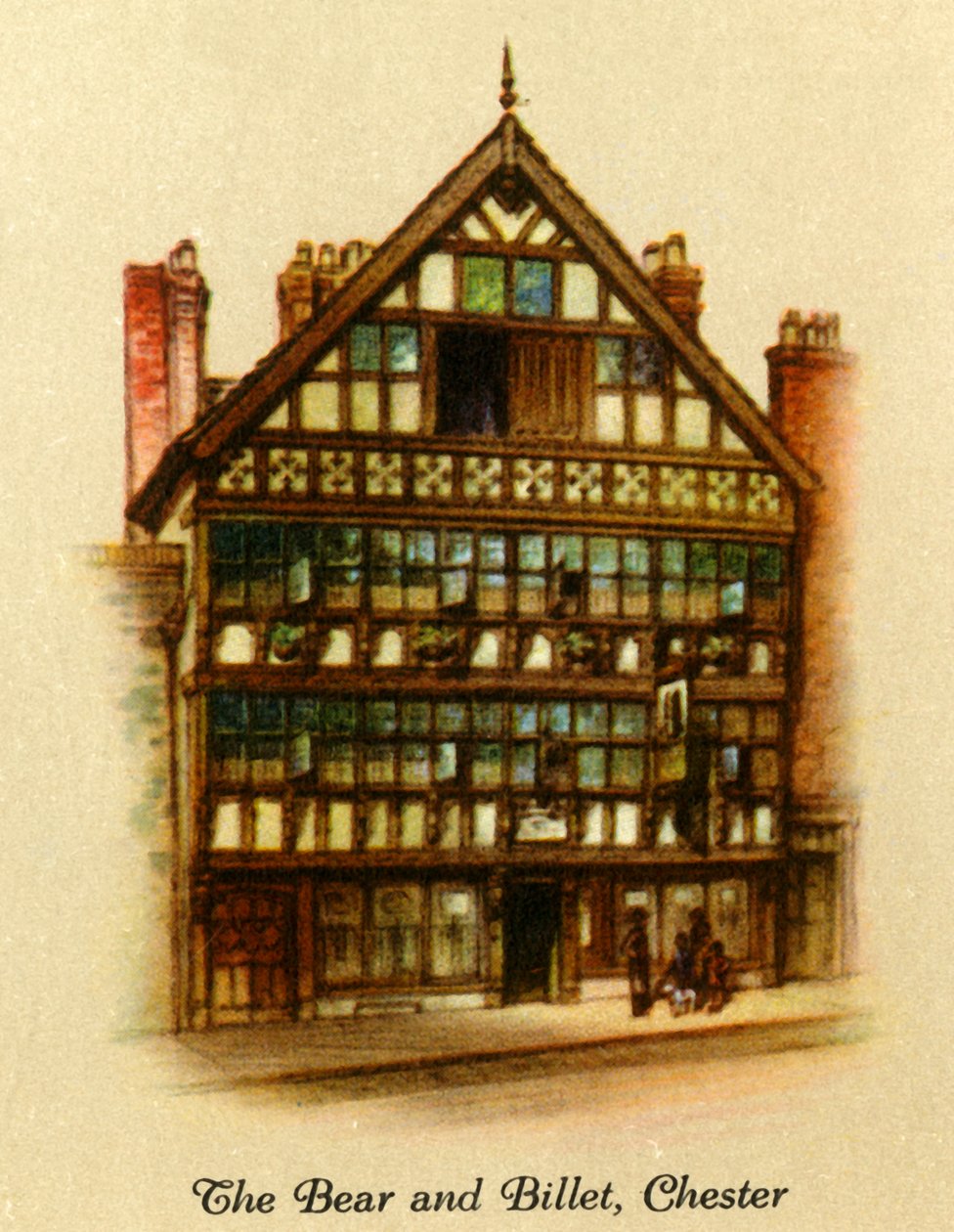 The Bear and Billet, Chester, 1936. af Unbekannt