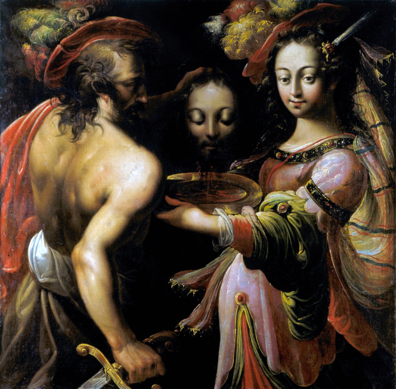 Halshugningen af Johannes Døberen, c1630 af Unbekannt