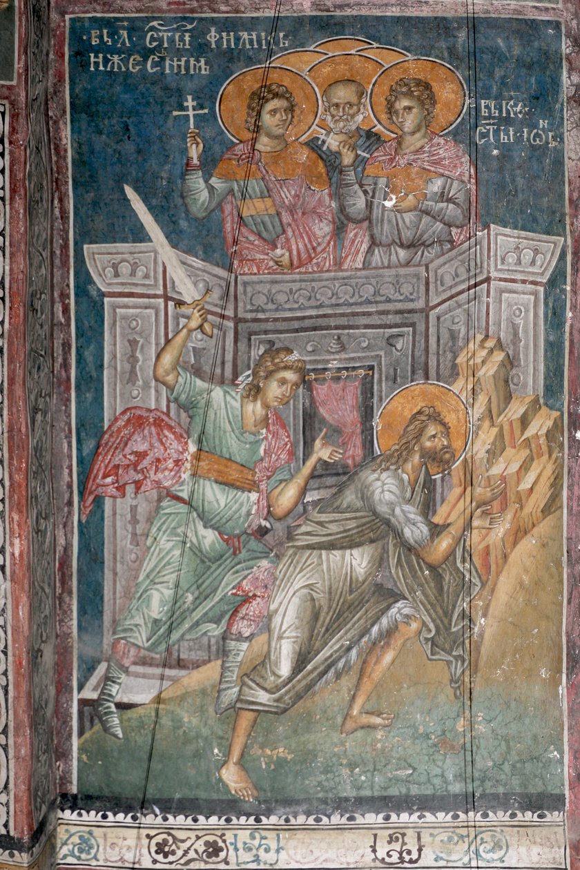 Halshugningen af Johannes Døberen, ca 1350 af Unbekannt
