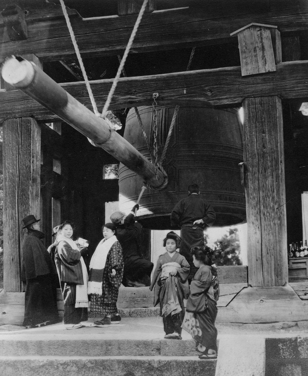 Klokkepagoden, Nara, Japan, slutningen af det 19. eller begyndelsen af det 20. århundrede af Unbekannt