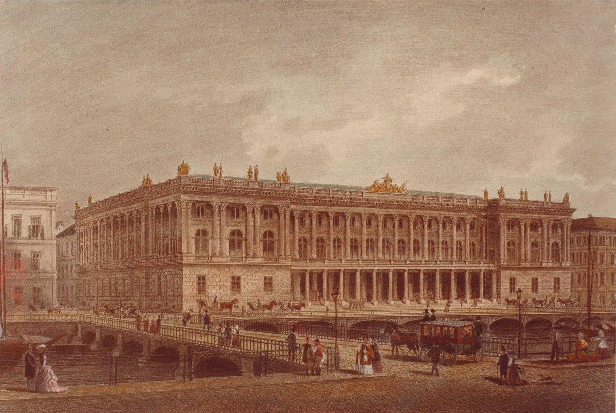 Berlin-børsen ved Burgstrasse, slutningen af 1860