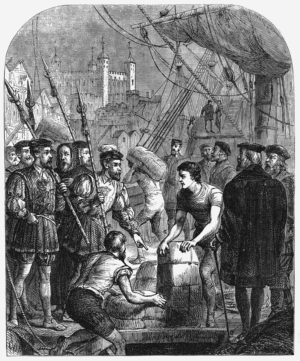 Bibelen bliver smuglet ind i England, 1536 1877 af Unbekannt