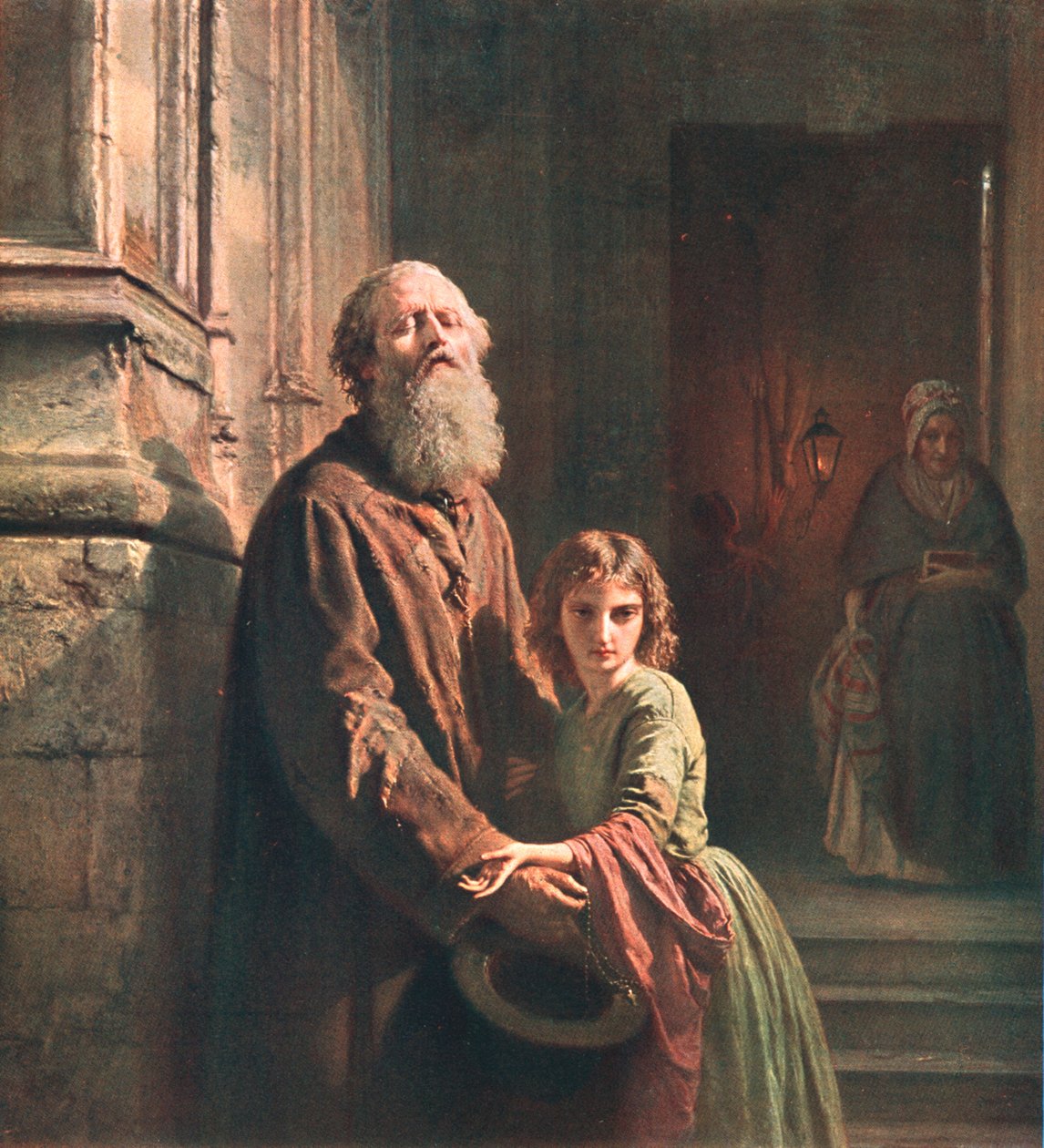 Den blinde tigger, 1853, c1902. af Unbekannt