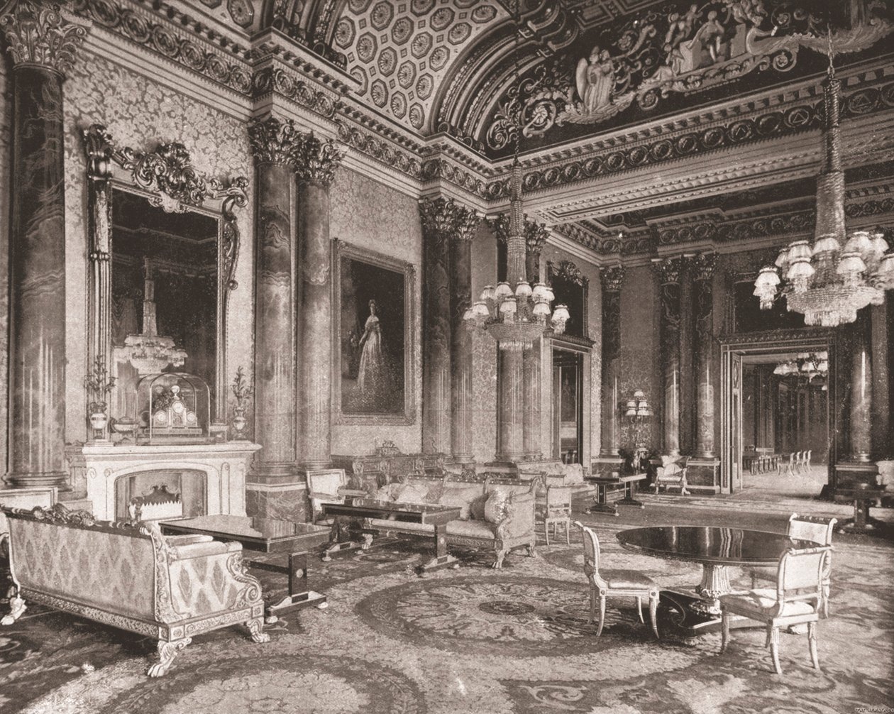 The Blue Drawing Room, Buckingham Palace, London, 1894. af Unbekannt