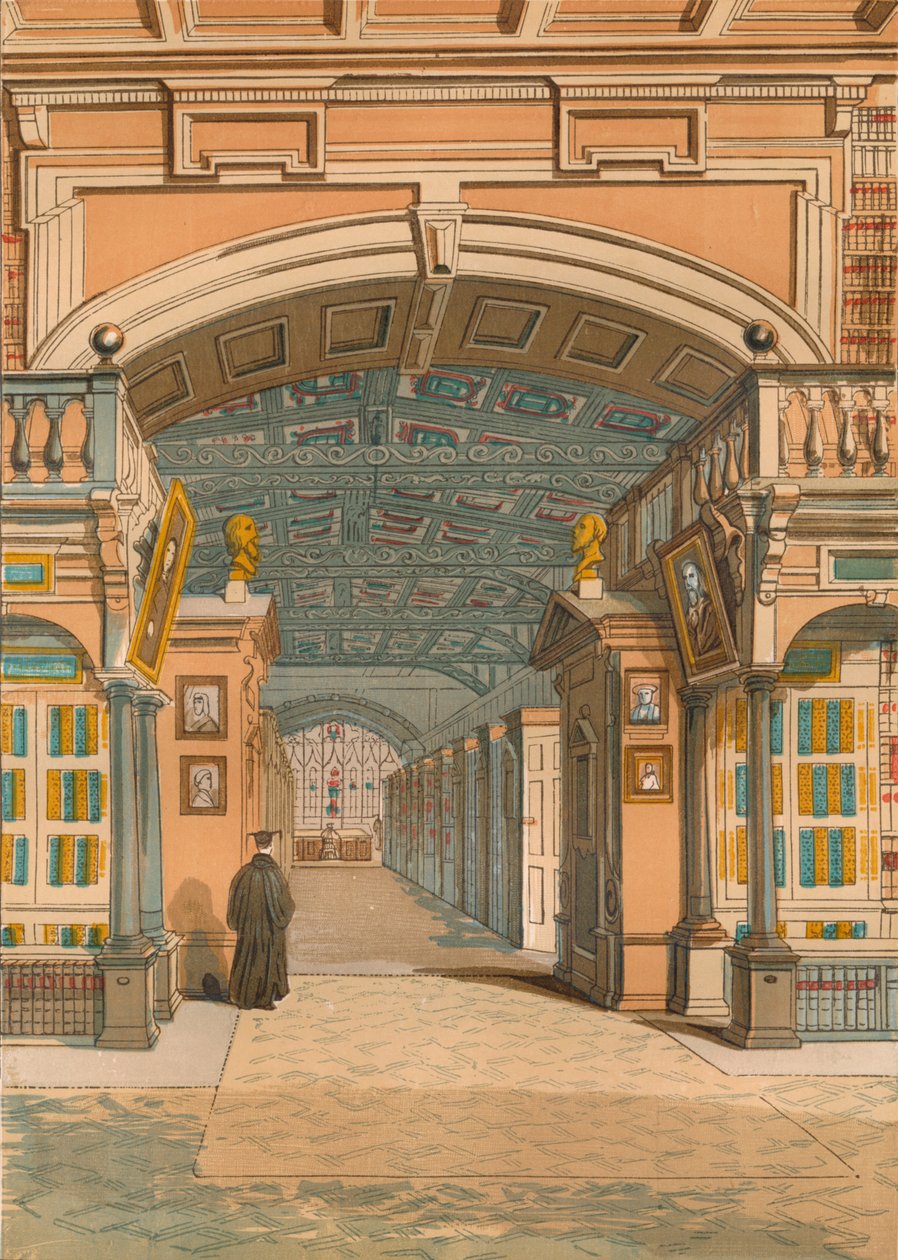 The Bodleian Library, Oxford, c1845, 1864 af Unbekannt
