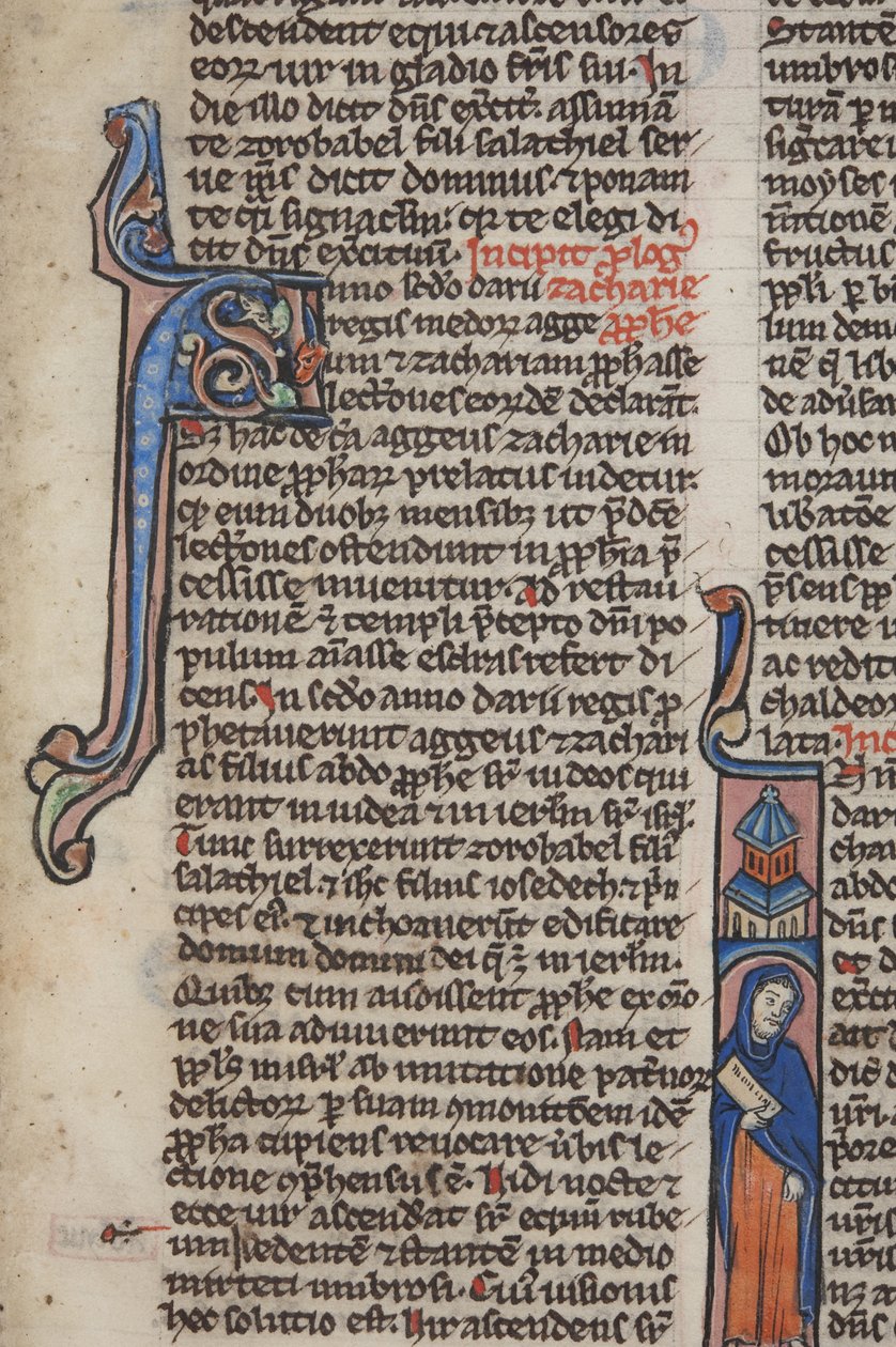 Zakarias Bog (blæk på vellum) af Unbekannt