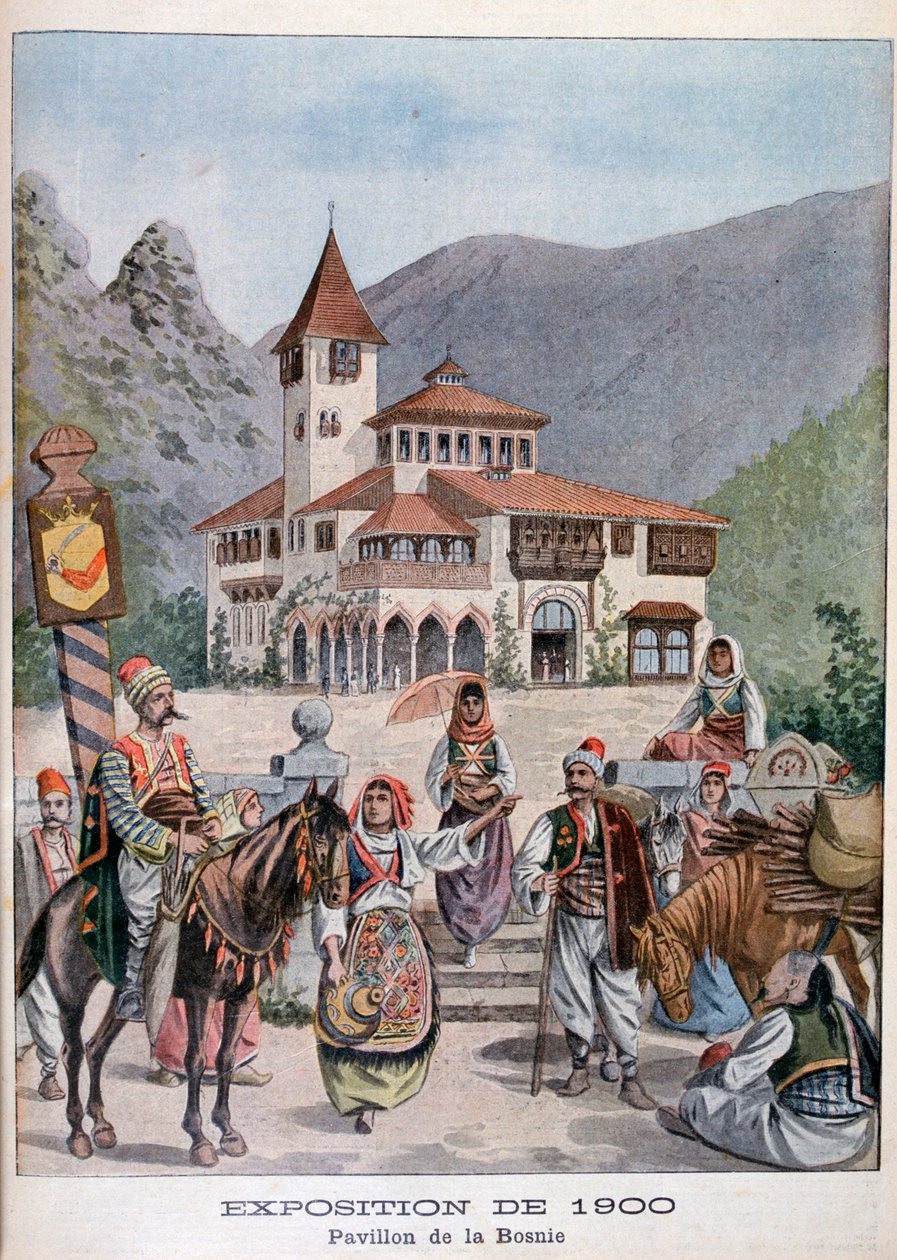 Den bosniske pavillon på verdensudstillingen i 1900, Paris, 1900 af Unbekannt