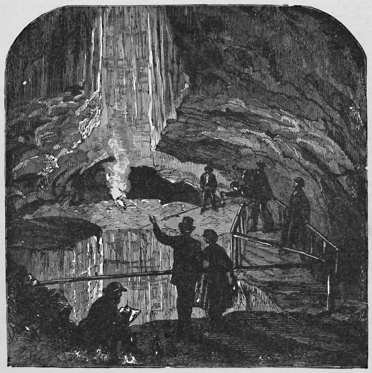 Den Bundløse Pit, 1883 af Unbekannt