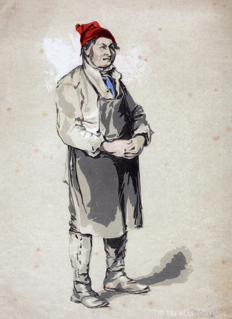 The Brewers Drayman, 1800-tallet af Unbekannt