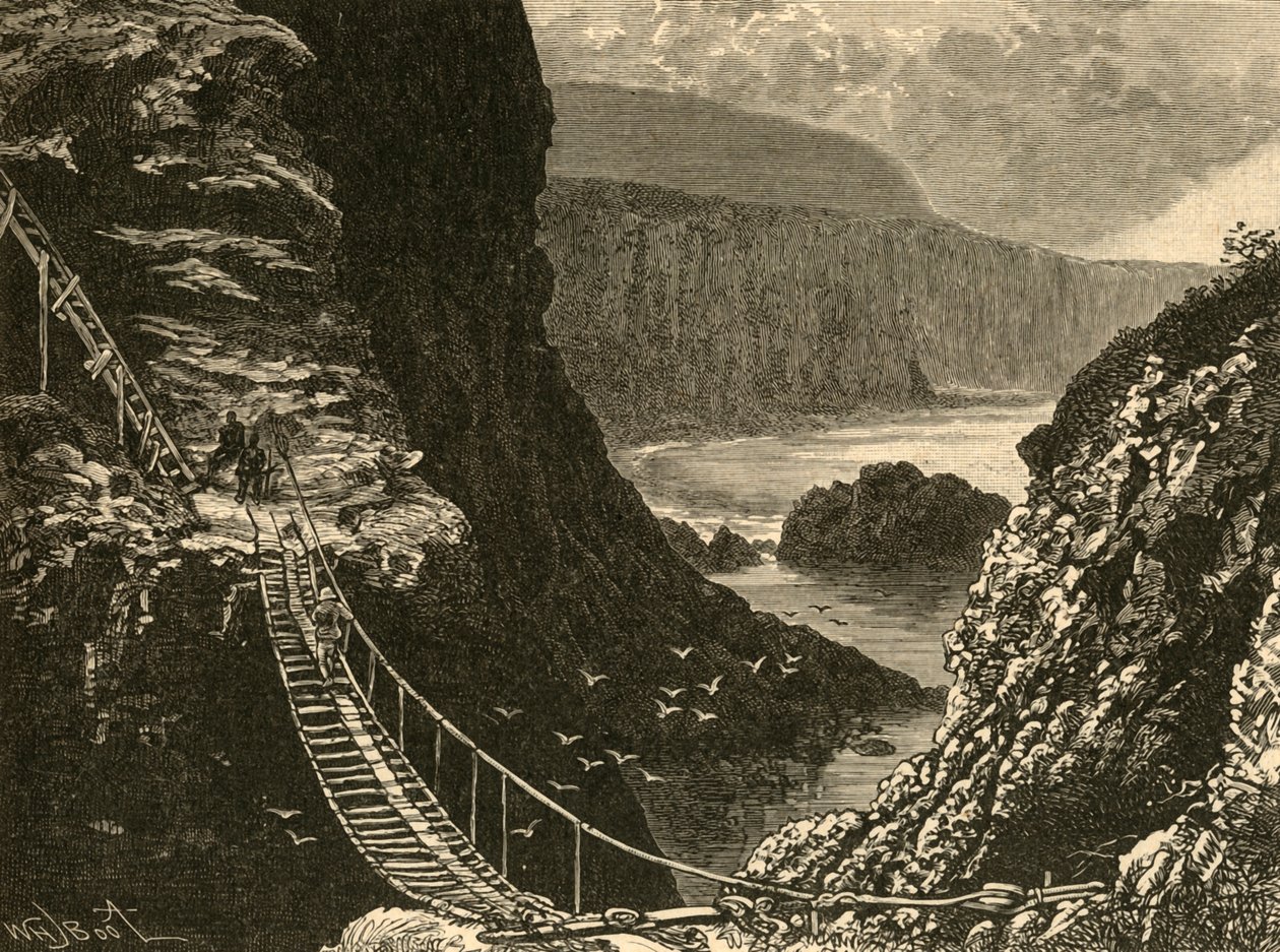 Broen, Carrick-A-Rede, 1898. af Unbekannt
