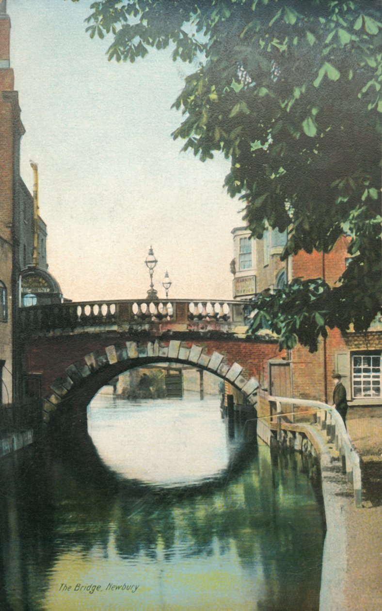 The Bridge, Newbury, slutningen af det 19.-begyndelsen af det 20. århundrede. af Unbekannt