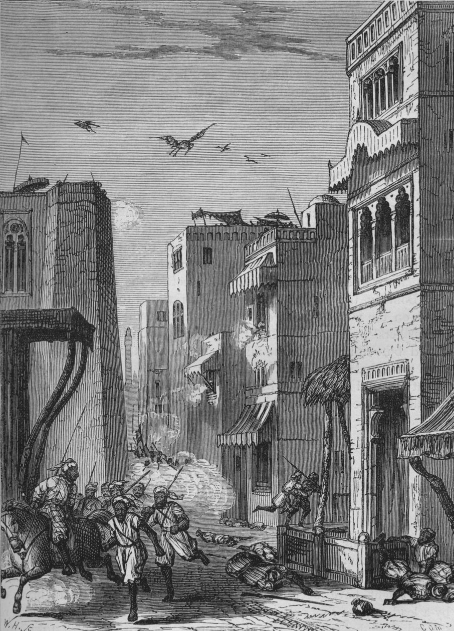 De britiske tropper på vej ind i Moultan, c1880 af Unbekannt