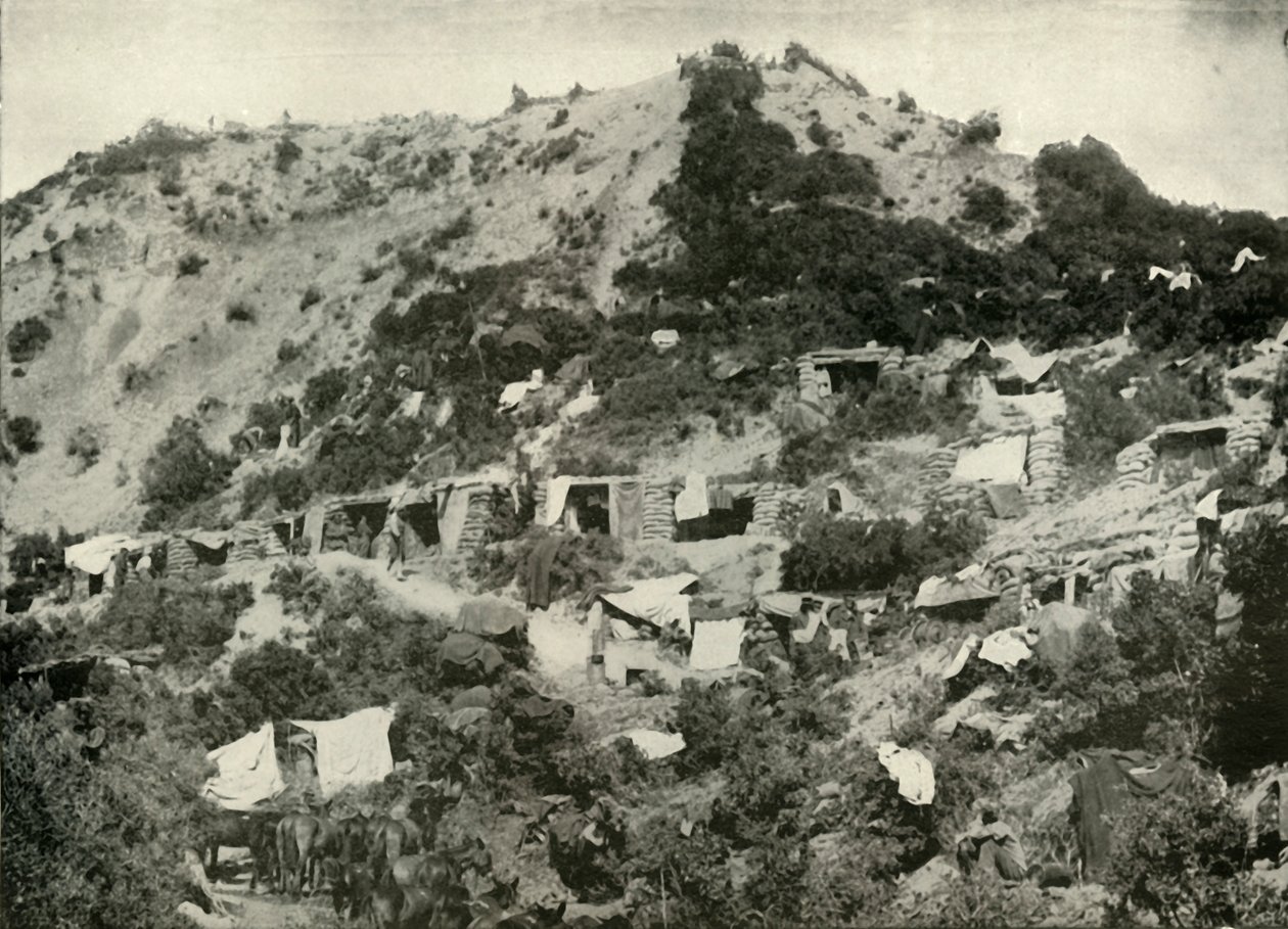 De britiske tropper på Gallipoli-halvøen, 1919. af Unbekannt