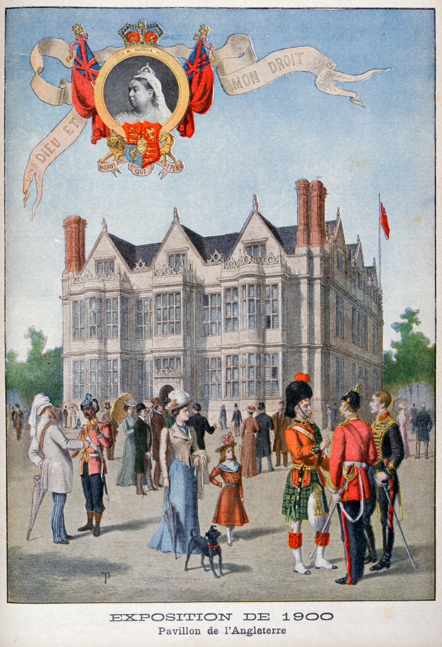 Den britiske pavillon på verdensudstillingen i 1900, Paris, 1900 af Unbekannt