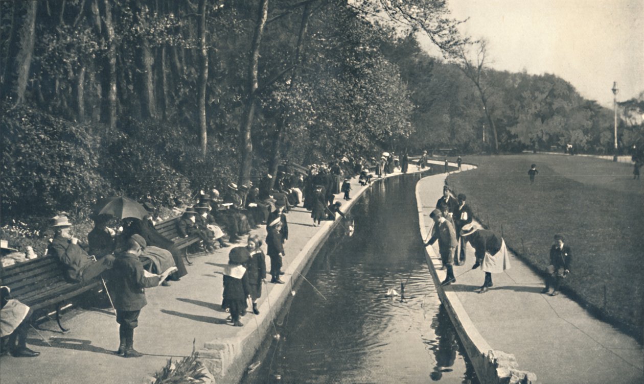 The Brook, Lower Gardens, c1910 af Unbekannt