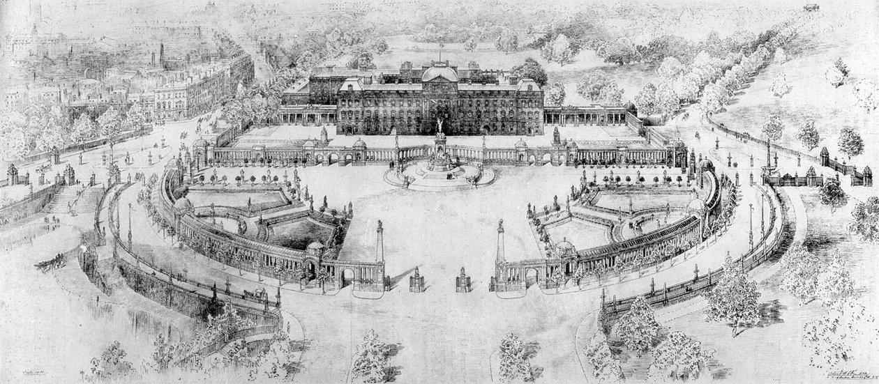 Buckingham Palace That is to Be, 1910 af Unbekannt