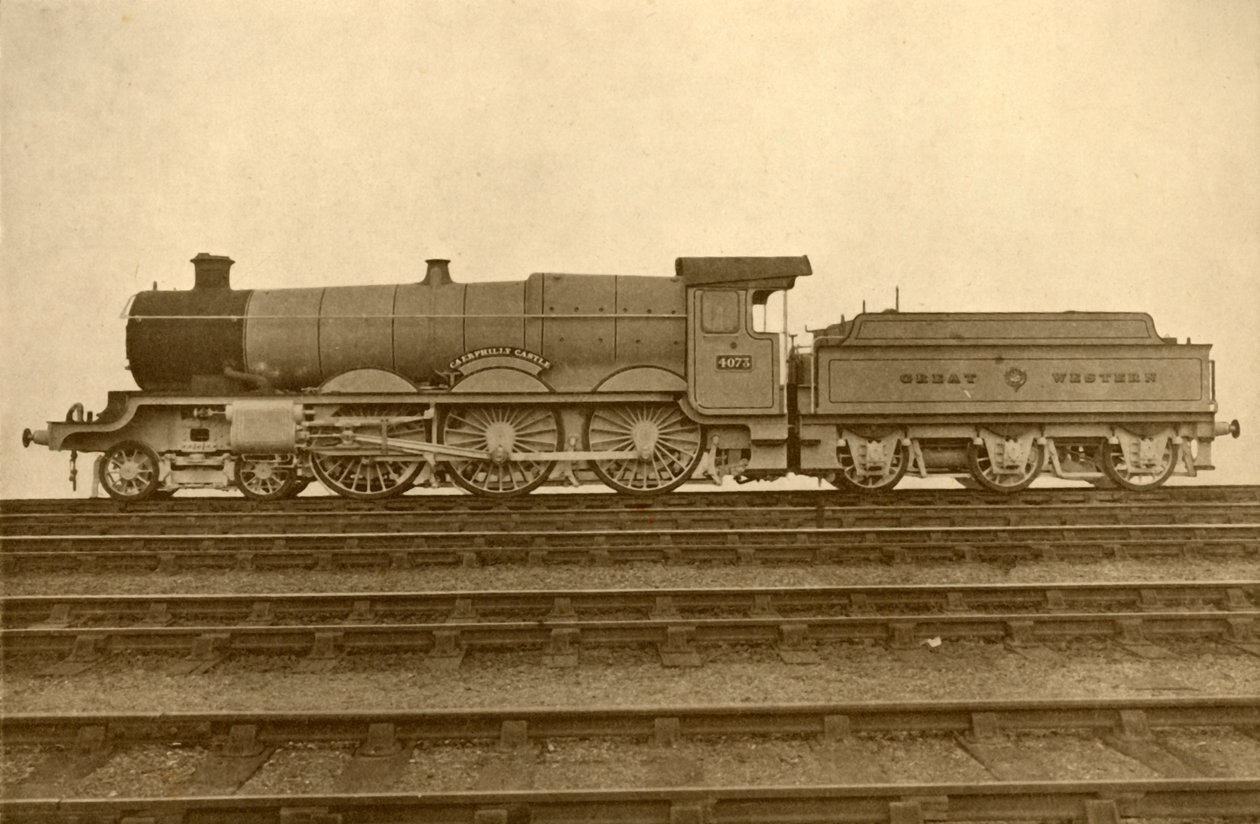The Caerphilly Castle 4-6-0, Great Western Railway, 1930. af Unbekannt