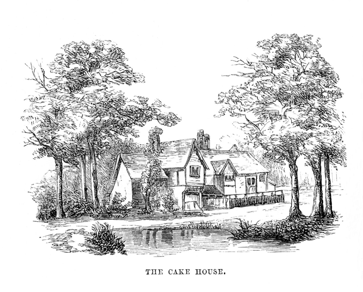 Kagehuset, c1870 af Unbekannt