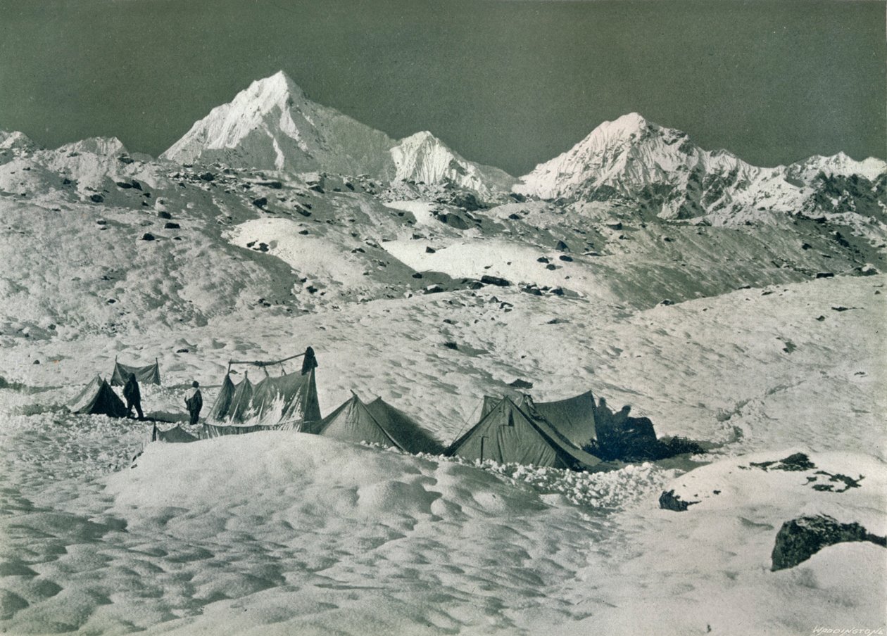 Lejren under Jongsong La, c1903 af Unbekannt