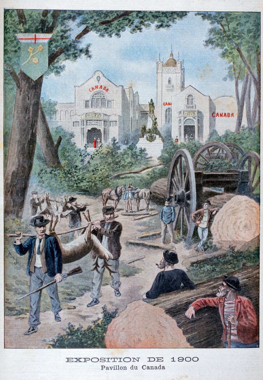 Den canadiske pavillon på verdensudstillingen i 1900, Paris, 1900 af Unbekannt