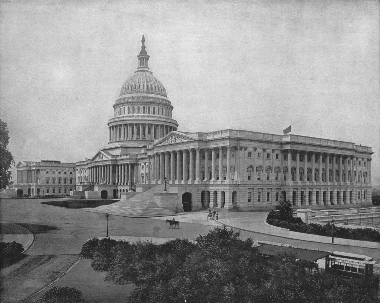 The Capitol, Washington DC, USA, c1900. af Unbekannt