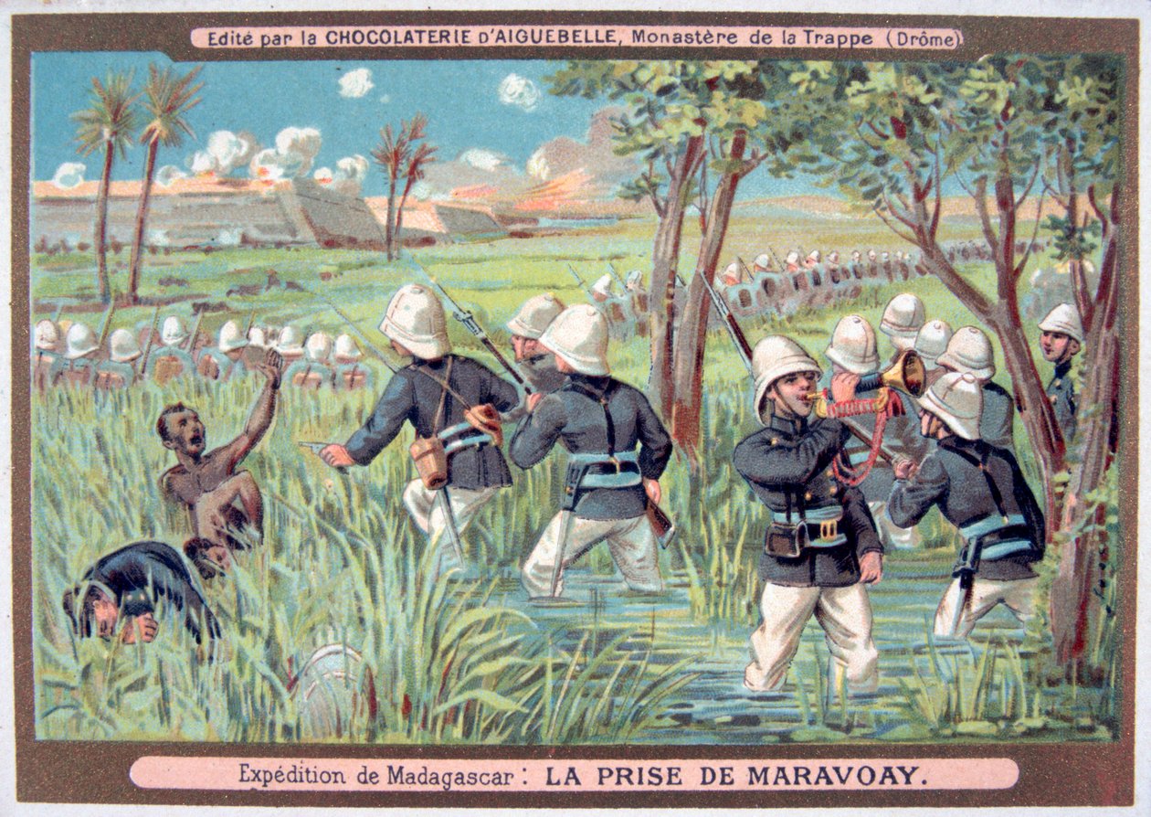 Erobringen af ​​Marovoay, Madagaskar, 1895 af Unbekannt