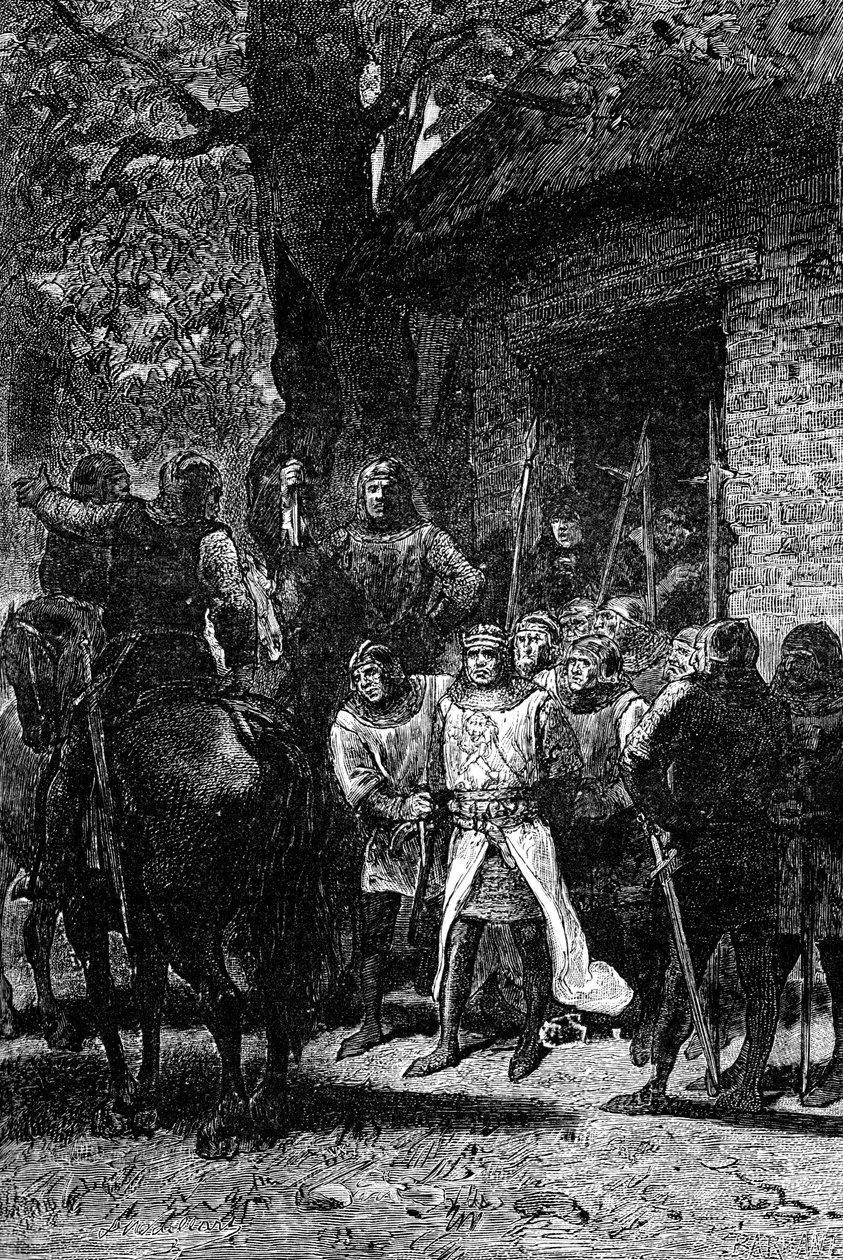 Fangsten af Richard Løven, 1192, 1909 af Unbekannt