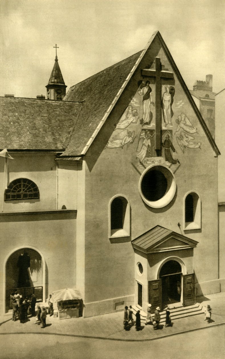 Kapucinerkirken, Wien, Østrig, c1935. af Unbekannt