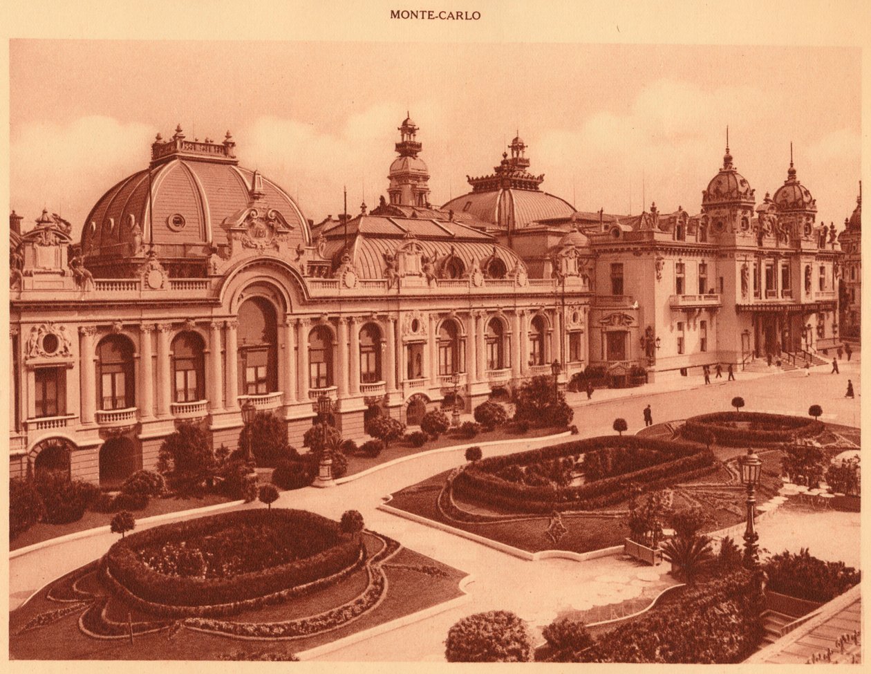 Kasinoet, Monte Carlo, 1930. af Unbekannt