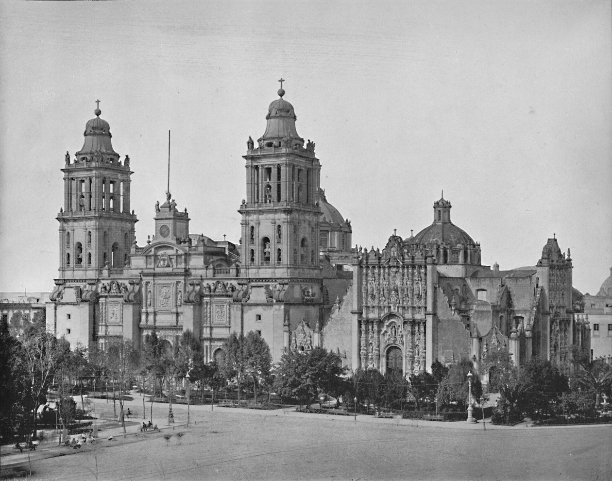 Katedralen, Mexico by, c1897. af Unbekannt