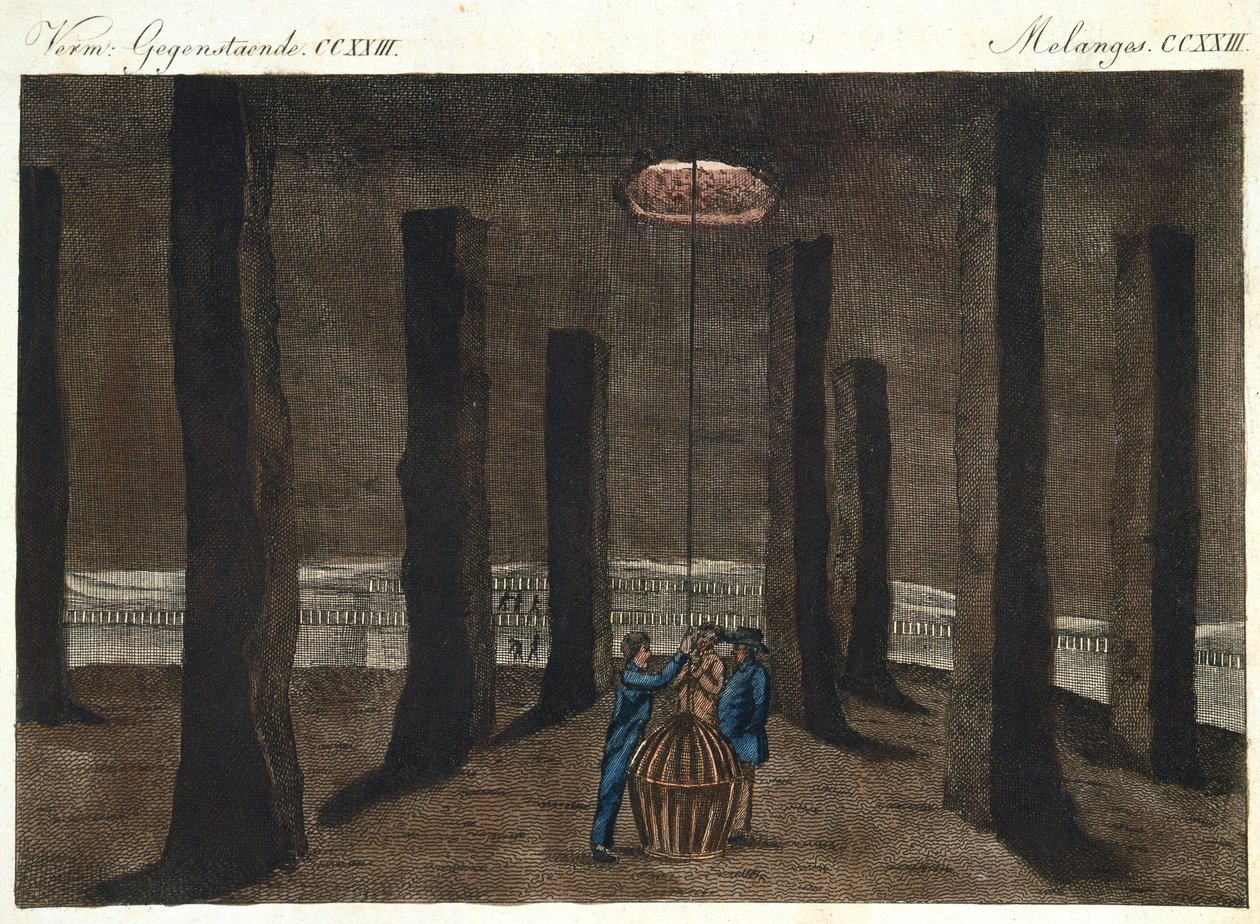 Katedralen, Marston Salt Mine, Northwich, Cheshire, England, 1800-tallet af Unbekannt