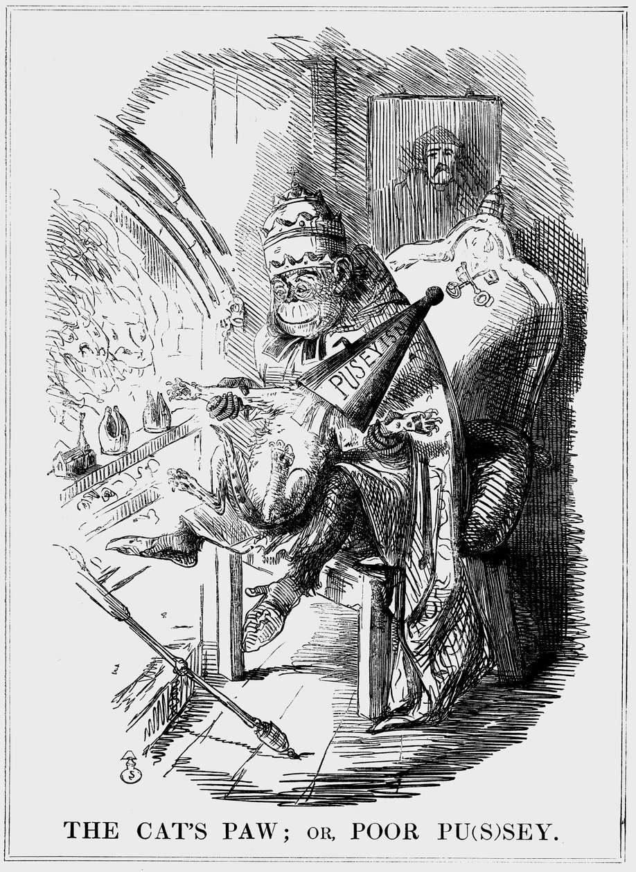 The Cats Paw: or Poor Pussey, 1850 af Unbekannt