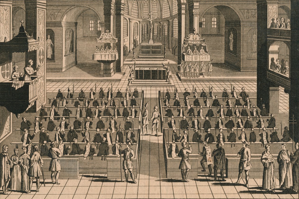 Fejringen af Auto-Da-Fee eller Act of Faith in the Inquisition, 1769 af Unbekannt
