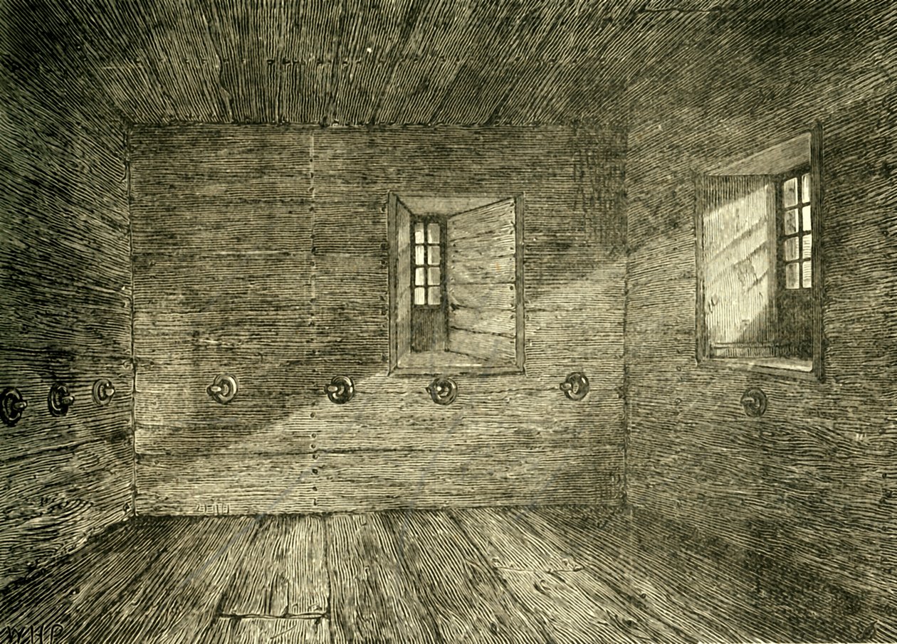 Kammeret i Lambeth Palace, hvori lollarderne blev indespærret, c1878. af Unbekannt