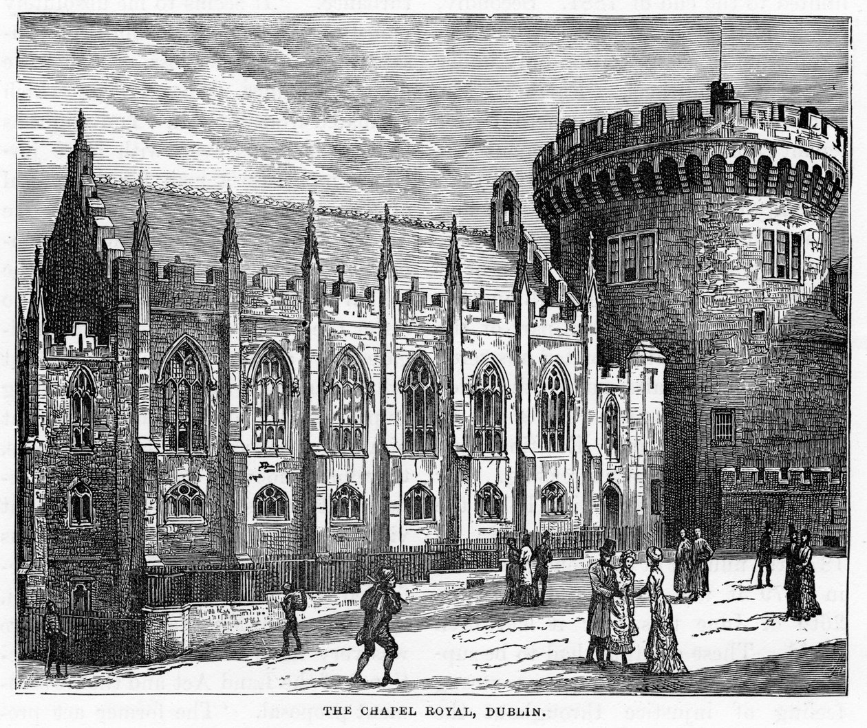 The Chapel Royal, Dublin, 1800-tallet af Unbekannt