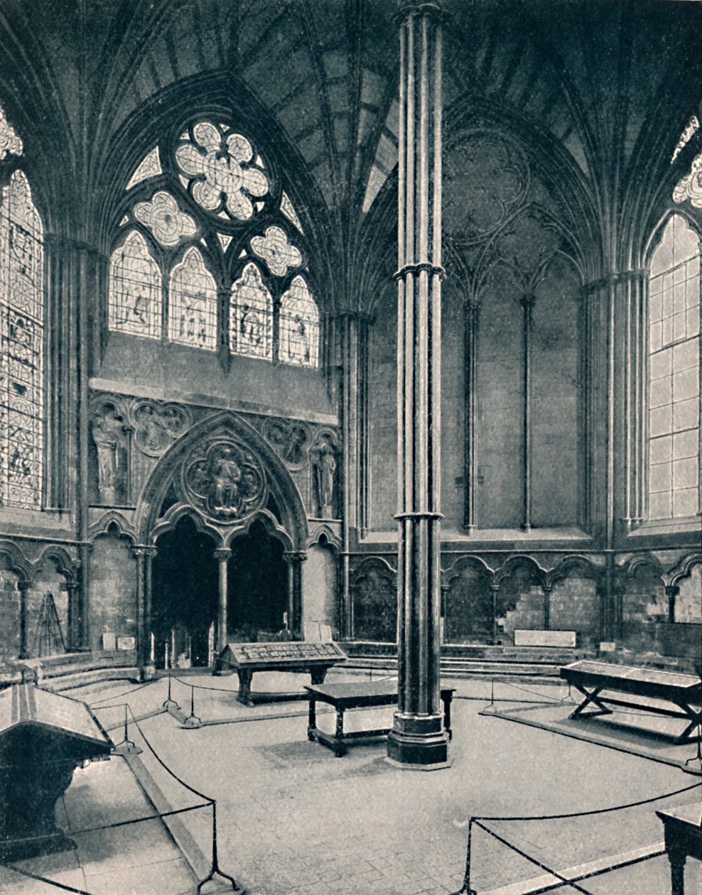 Kapitelhuset, Westminster, 1902 af Unbekannt