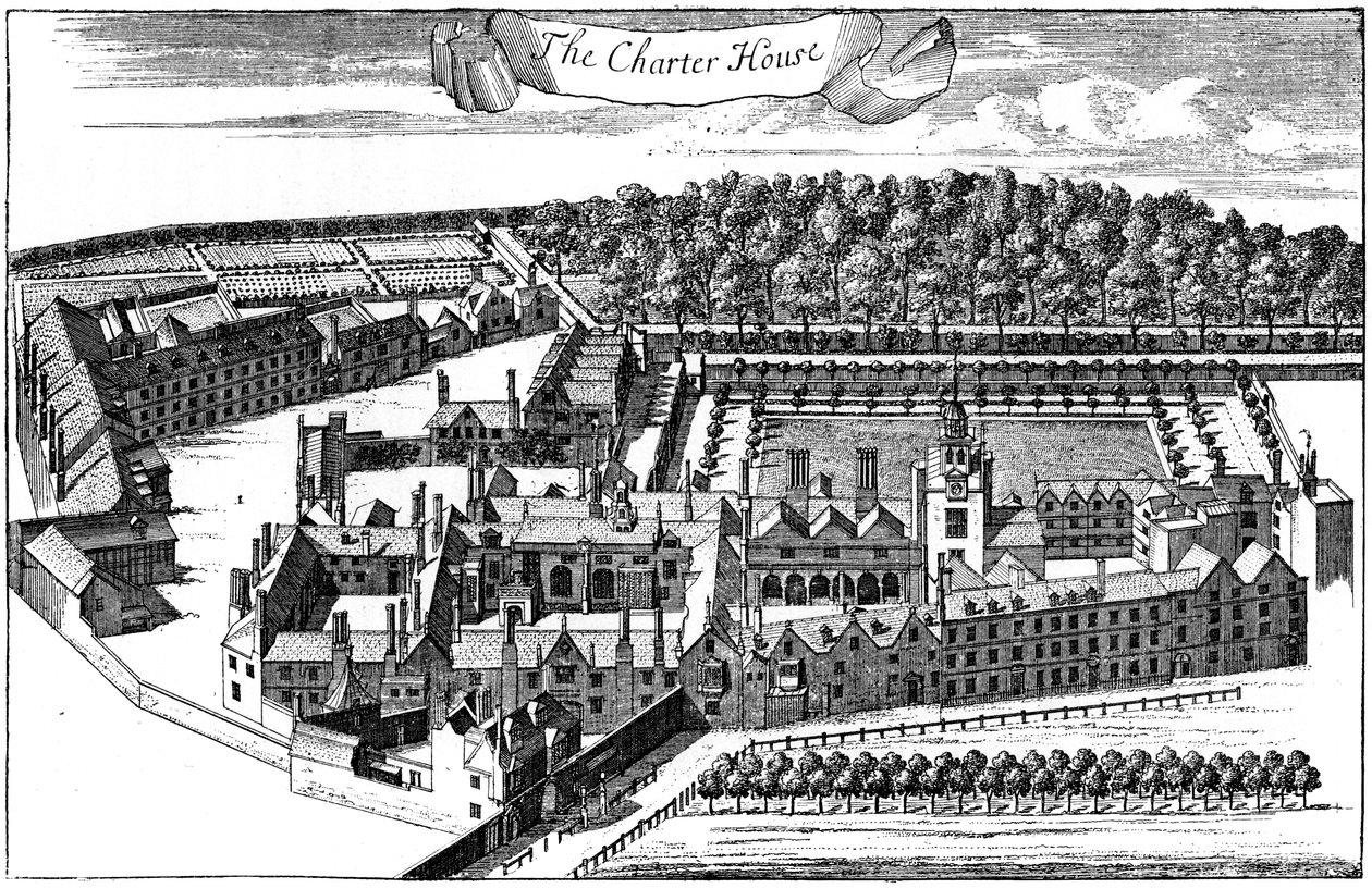 The Charter House Hospital, London, 1775, 1893 af Unbekannt