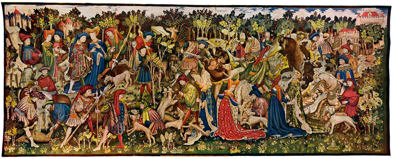 The Chatsworth Hunting Tapestries, anden i serien, 1930 af Unbekannt