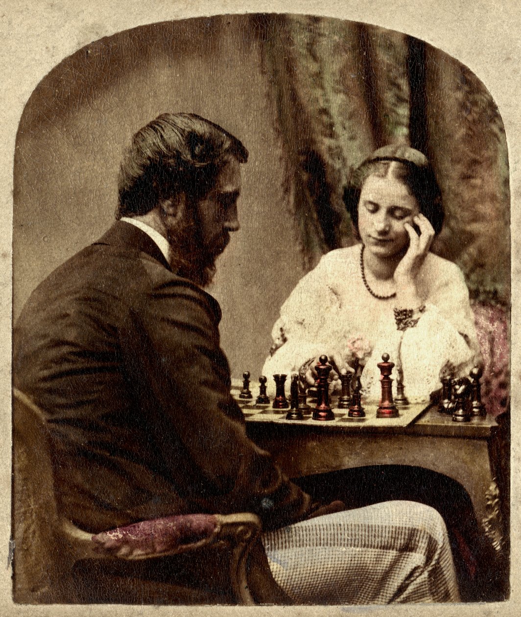 The Chess Players af Unbekannt